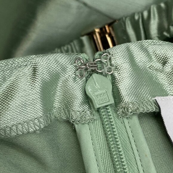 NEW MARE MARE Women’s Fit & Flare Midi Dress Size XL Moss Green - Picture 4 of 11